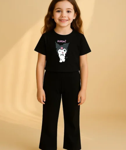 Black Kuromi Tracksuit For Girls