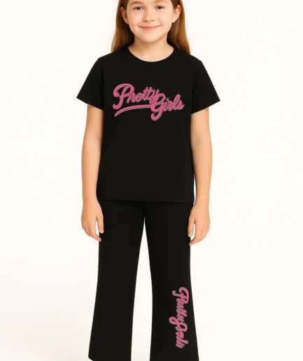 Black pretty girl Tracksuit for girls