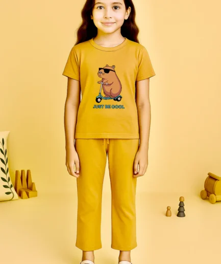 Camel Funky Bellbottom Trouzer Full Set