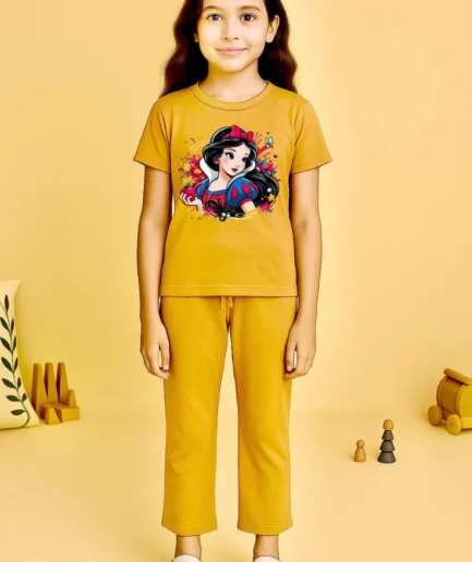 Camel Snowwhite Bellbottom Trouzer Full Set