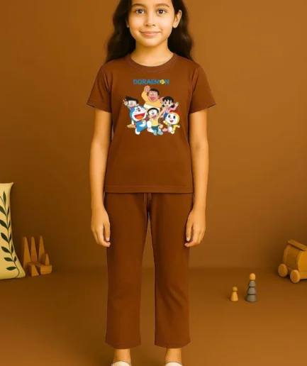 Chocolate Dorimon Family Bellbottom Trouzer Full Set