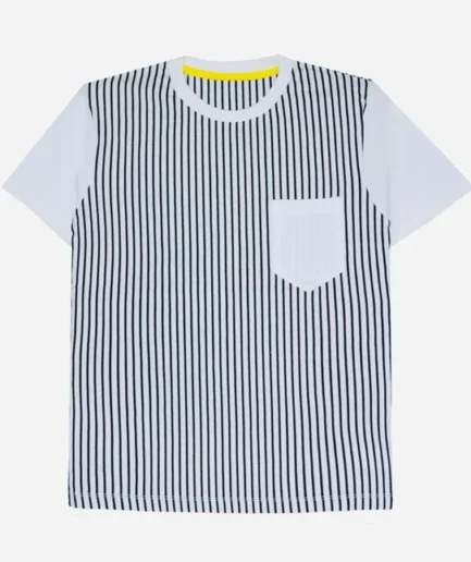 Vertical Stripe T-Shirt For Boys