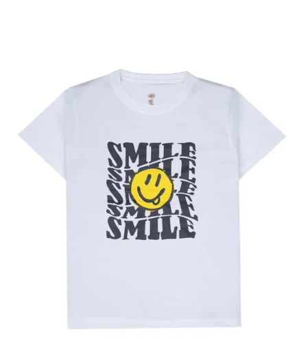 White smile T-Shirt For Boys
